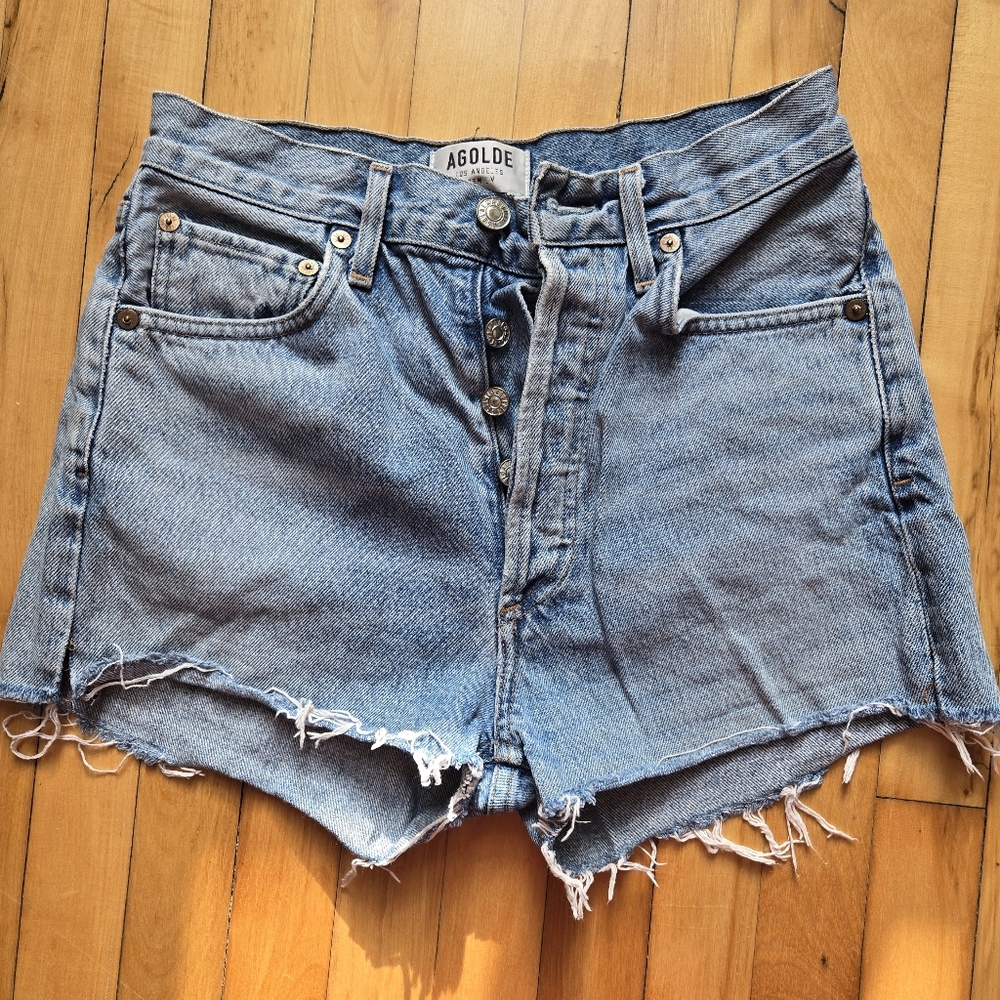 Agolde Riley Cutoffs 100% Cotton